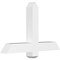 Ekena Millwork Eugene Architectural Grade PVC Gable Bracket, 36"W x 22 1/2"H x 4"D x 4"F, 15/12 Pitch GBP036X23X0404EUG00 - alternate 1